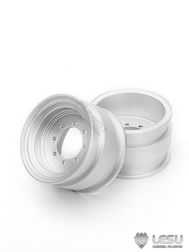 Metal Wheel Hub Rubber Tire for 6MDX LESU AOUE MCL8 1/14 RC Hydraulic Dump Truck - Picture 10 of 12