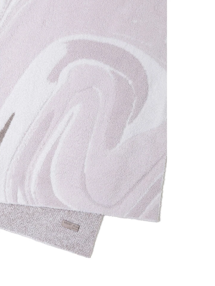 Barefoot Dreams CozyChic Marbled Blanket 45"X60" | Color: Sand Multi - Image 3 of 4