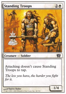 Standing Troops x4 - 8th Edition - NM-Mint, English - 8th Edition