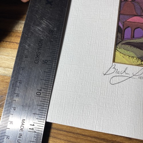 Stampa Nazareth e il mare di Galilei di Bracha Brym-Lavee firmata sigillata - Foto 4 di 10