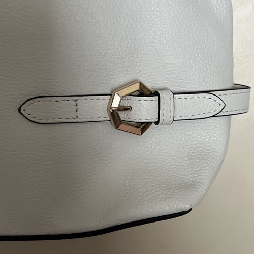 LODIS Leather Nikki Satchel Samba - Optic White NWOT - Picture 6 of 24
