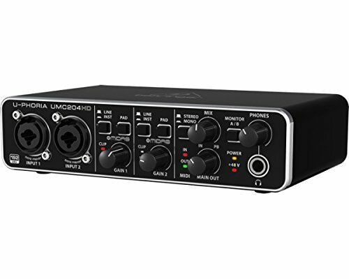 Behringer umc204hd 64-bit/192khzusb Soundcard (beringa-) | eBay
