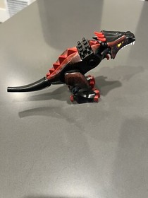 Lego Red Black Dragon 7094 Kings Castle Siege Dragon Body and Limbs (Incomplete)