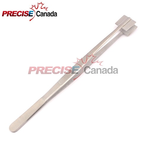 PRECISE CANADA Stainless Steel PRO TWEEZER 8'' MASHER Lampwork Bead Tools - Picture 2 of 2