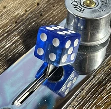 Kinnatone Blue Dice Strat Or tele switch tip Blade Style for Fender, PRS Other