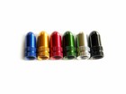 Valve Caps Bullet Quality CNC (Pair) Anodised Alloy Presta French Coloury MT310F