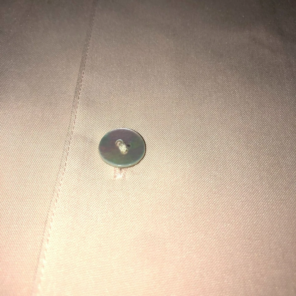 BLUSA DE COLECCIÓN MELOCOTÓN 100% SEDA TALLA S INFORMAL ESQUINA MANGA LARGA ALMOHADILLA HOMBRO MUJER Foto 4 de 4