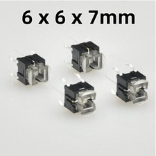 LED Illuminated Switch Momentary Push Button Tactile SPST Micro PCB 6 x 6 x 7mm