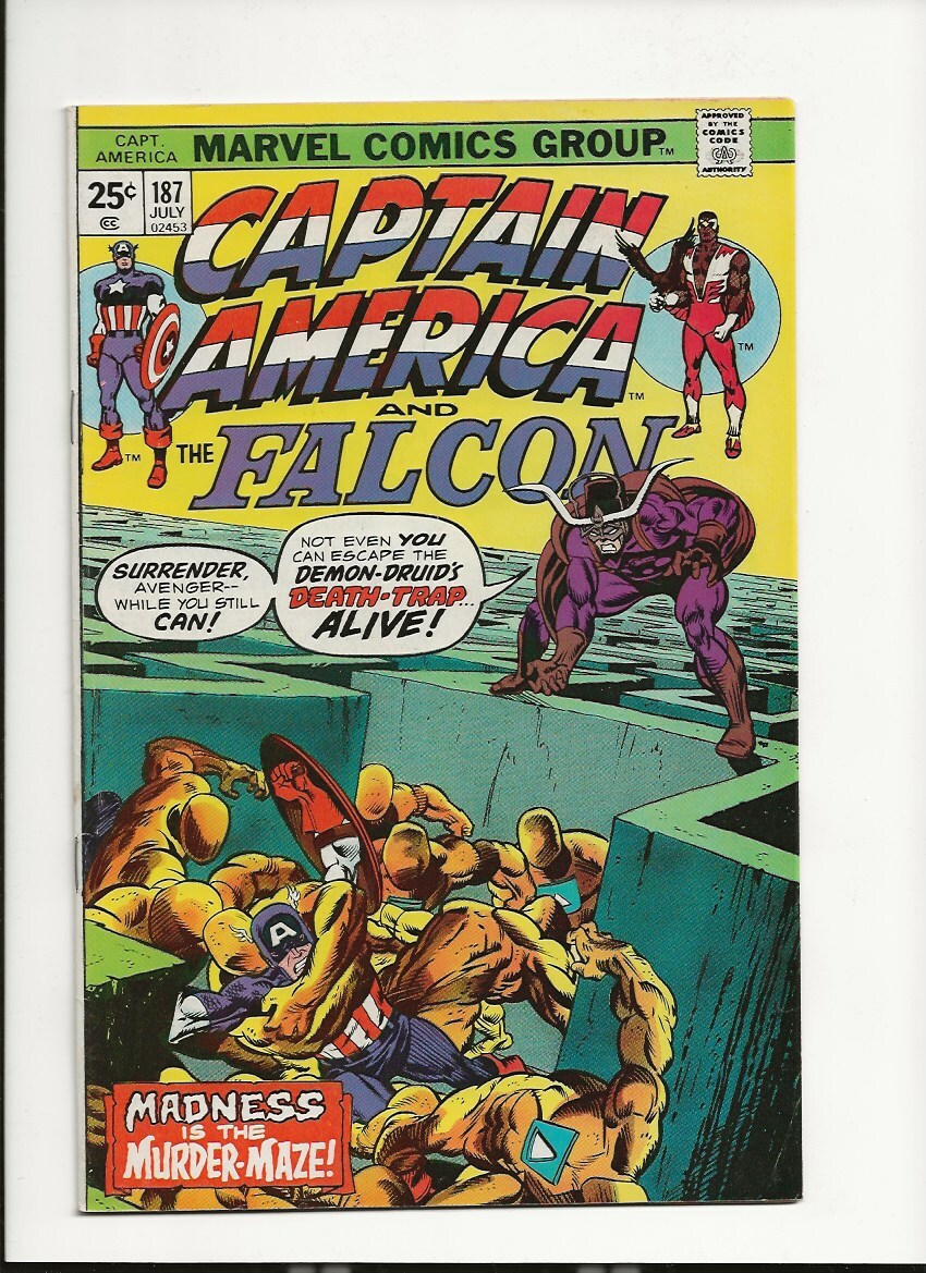 monoキャプテンアメリカ Captain America # 187 appx. VF- (Marvel) | eBay