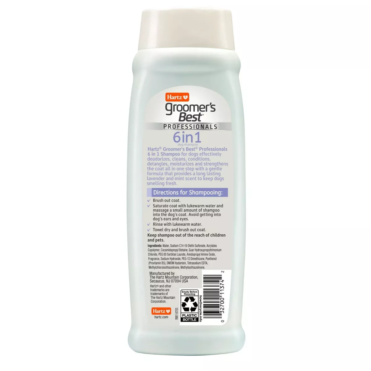 Shampoo hartz top groomer's best