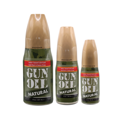 #ad GUN OIL NATURAL Water Based Organic Personal Lubricant Long Lasting Sex Lube $10.50
