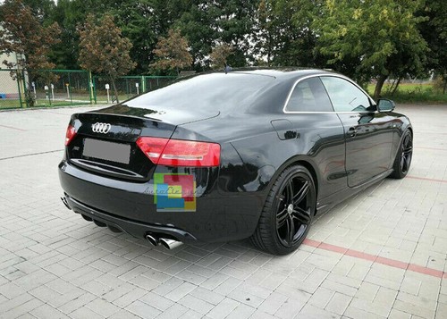 AUDI A5 COUPE SPORTBACK 2007-2011 DIFFUSORE POSTERIORE ABS LOOK S5 SPORT IT - Imagen 9 de 11