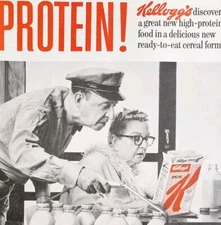 1958 Kellogg's Special K Cereal Protein Advertisement Breakfast Foods DWII21