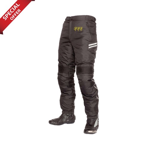 Pantalone da Moto Uomo in Tessuto Con Protezioni CE Waterproof in  Poliestere | eBay