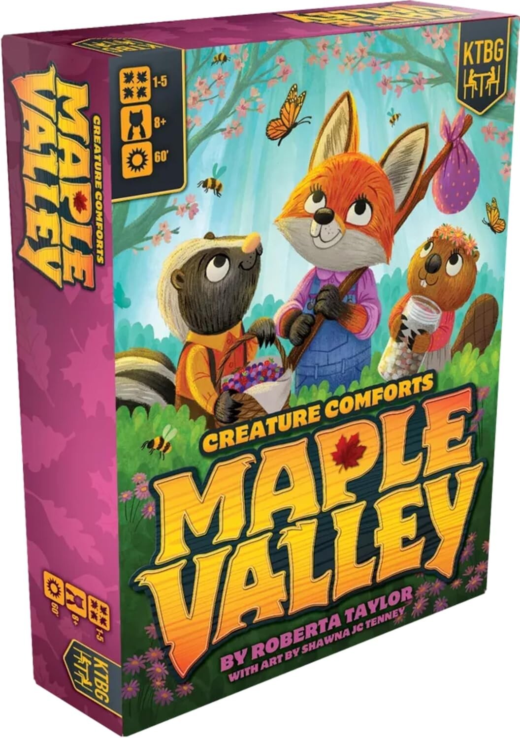 Creature Comforts Стратегическая настольная игра Maple Valley Новая запечатанная Бесплатная доставка по США
