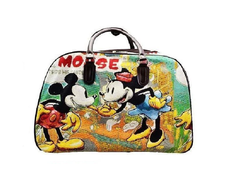 Bolso de carro vintage Mickey equipaje de mano de viaje grande mediano |