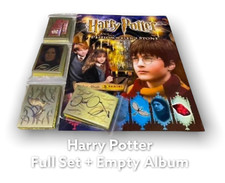 Harry Potter Full Set Of Stickers  Empty Album
