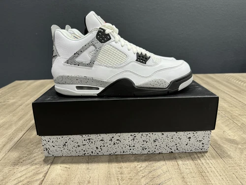 Size 11 - Jordan 4 Retro OG Mid White Cement (2016 Nike Air) - BRAND NEW