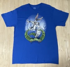 BUGS BUNNY Size LG Six Flags Amusement Park MAGIC MTN rollercoaster T-Shirt NWT