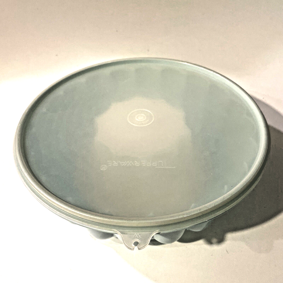 TUPPERWARE Mint Green Jello Mold Ice Ring 3 Pc Set 1201 1202 1203 Clean