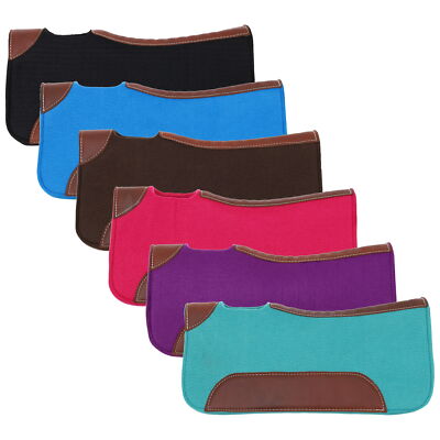 Showman Pony 24'' x 24'' Contoured Felt Saddle Pad