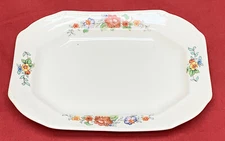 TST Co. Taylor Smith Taylor Trinket Dish Small Foral Tray 7 2/3"