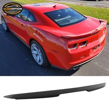 Fits 10-13 Chevrolet Camaro Zl1 Style Rear Trunk Spoiler Wing Matte Black Fits 10-13 Chevrolet Camaro Zl1 Style Rear Trunk Spoiler Wing Matte Black