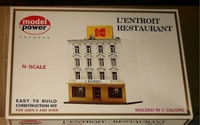 MODEL POWER - L'ENTROIT RESTAURANT KIT  #1535  - N TRAIN BUILDING