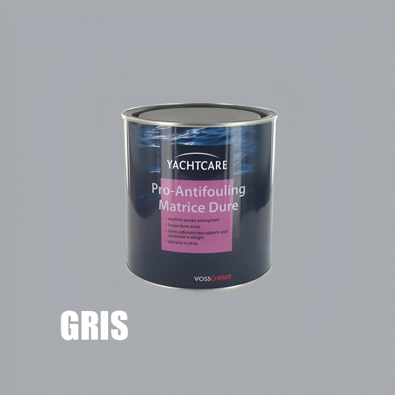 Antifouling matrice dure gris YACHTCARE PRO 750 ml haute résistance