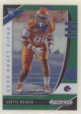 2020 Panini Prizm Draft Picks Rookies Green Curtis Weaver #166 uk2