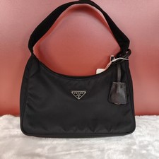 PRADA Tessuto Nylon SportShoulder Bag Black MV515