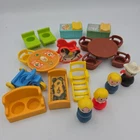 Fisher Price Play Family House Little People Figures & Furniture Lot Vintage 70s
