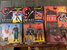 Lot 3 Sets Kenner  1993 Batman Series Bruce Wayne Dick Grayson Total Armor MIB