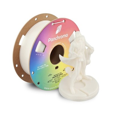 Polymaker Panchroma Celestial PLA Filament, Celestial White 1.75mm 3D Printin...
