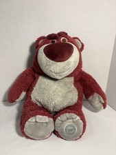 Disney Store Lotso Huggin Bear Plush 15" Toy Story 3 Stuffed