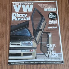Performance Vw Magazine Dizzy Rascal Car Of The Year Oxford Edition Jan 2008