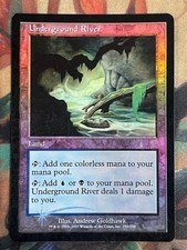 Underground River 7th Edition 2001 Foil - Near Mint NM Magic the Gathering MTG
