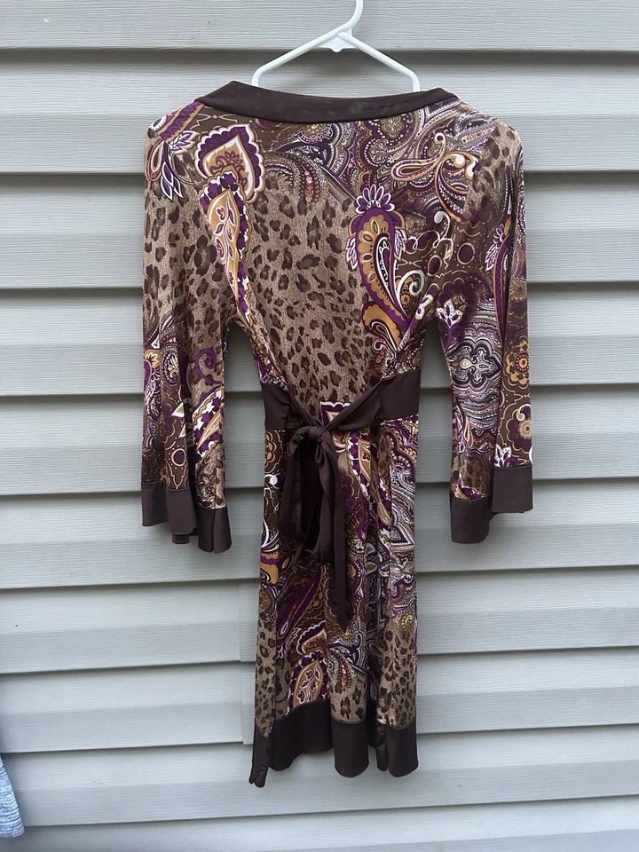 Vestido De Colección Y2k Damas S Babydoll Kimono Manga Campana Elástico Phoebe Cuerpo Central Foto 3 de 4