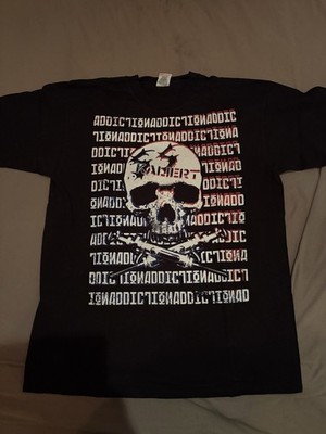SS Kaliert German Hardcore Punk Street Punk T Shirt Größe L Schwarz