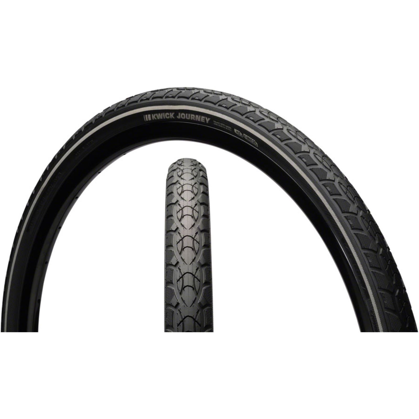 Kenda Kwick Journey Tire - 27.5 x 1.75 - Black/Reflective 90013939