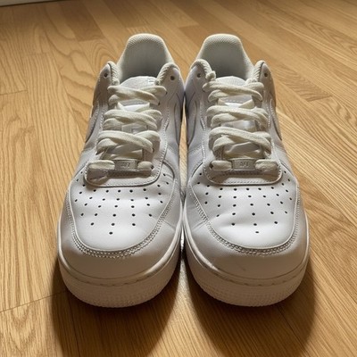 Nike Air Force 1 '07 Triple White CW2288-111 Men's Size 10 Leather Sneakers