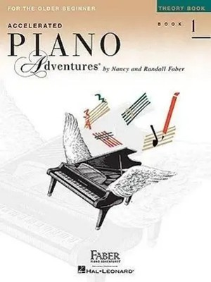 Accelerated Piano Adventures for the Older Beginner - Theory Book 1 | Faber