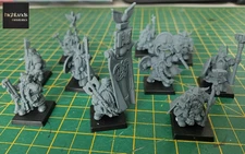 Highlands Miniatures Sons of Ymir Dwarf Hero Pack. 10 x Heroes (bases included)
