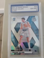 2024-25 Panini Mosaic #241 Tidjane Salaun Silver TCGS 10 Gem Mint