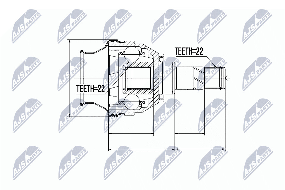 N.T.Y. NPW-PL-026.NTY Joint Kit, drive shaft for OPEL,VAUXHALL