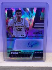 2022 Chronicles Draft Pick Elite Turn of Century Purple (Auto) Caleb Houstan /49