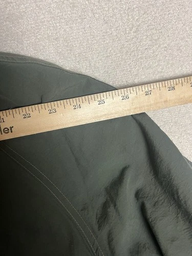 Stanley Blacker Vintage Green Trench Coat Size XXL Men's Black Wool Linen image 6