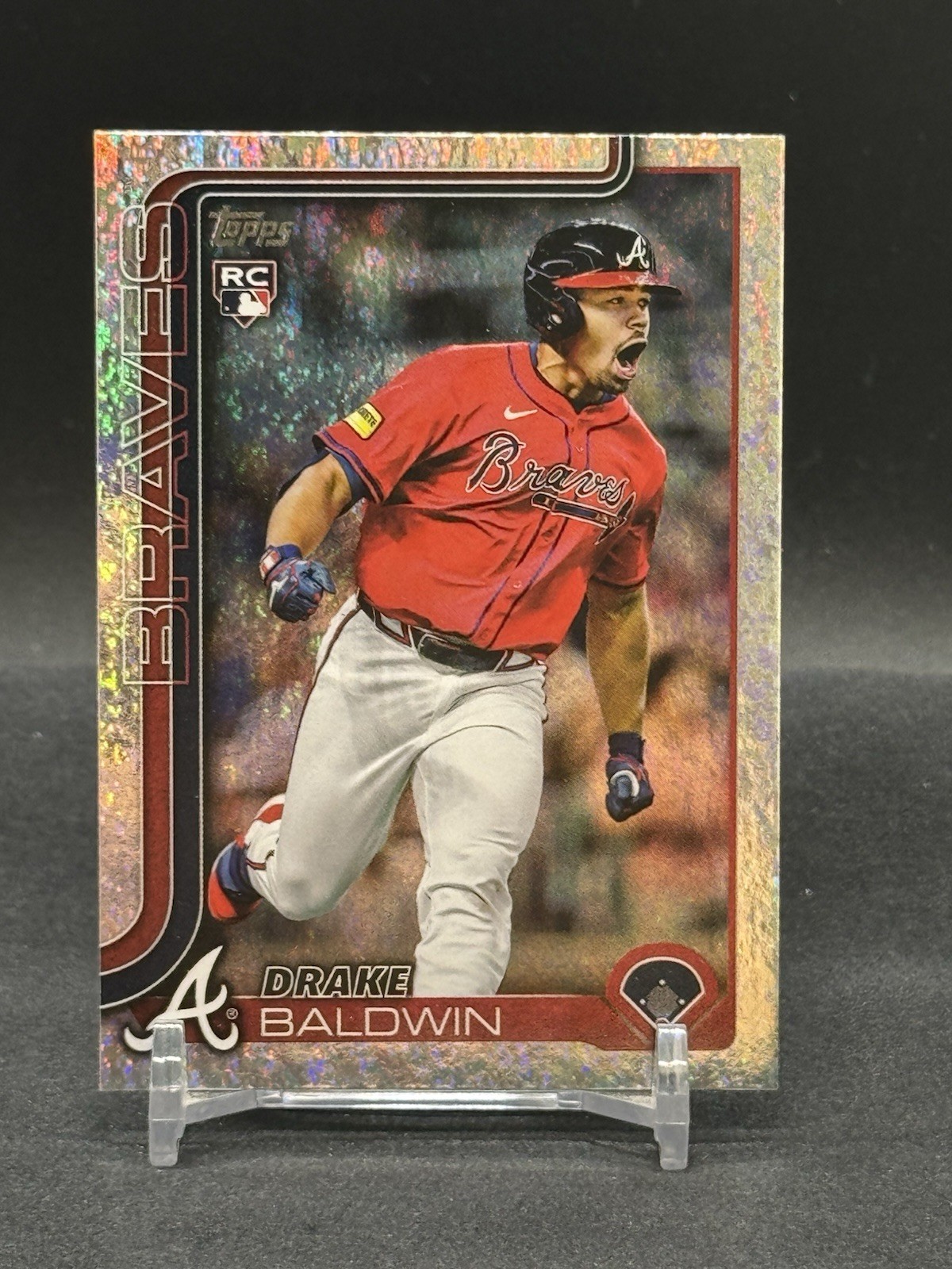 2025 Topps Update Series Drake Baldwin RC Holo Foil Parallel - Braves #US87