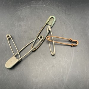 VINTAGE Large Safety Pins LOT of 5