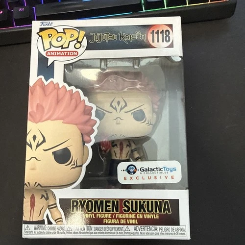Funko Pop! Animation:  Jujutsu Kaisen Ryomen Sukuna Vinyl Figure #1118 exclusive
